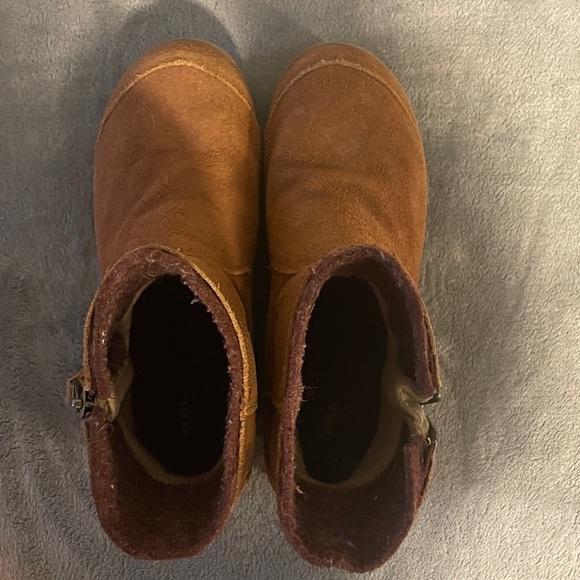 Sorel Women’s Tan Suede Meadow Zip Waterproof Boots – Size 8 - Picture 7 of 12